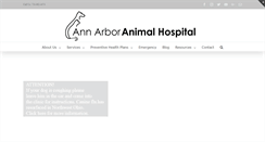 Desktop Screenshot of annarboranimalhospital.com